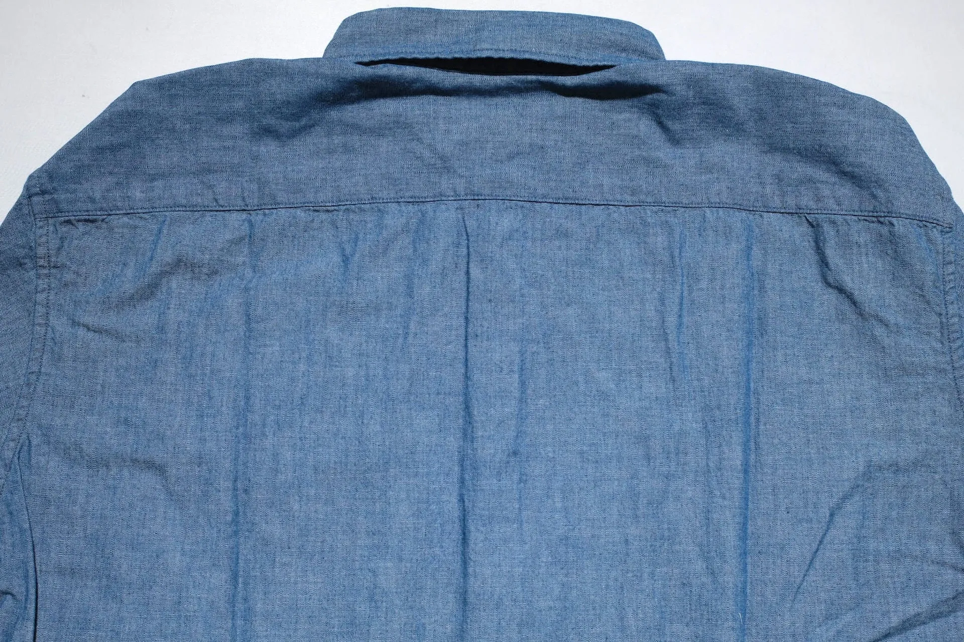 Momotaro 5oz Selvage Chambray Oxford Shirt (Indigo)