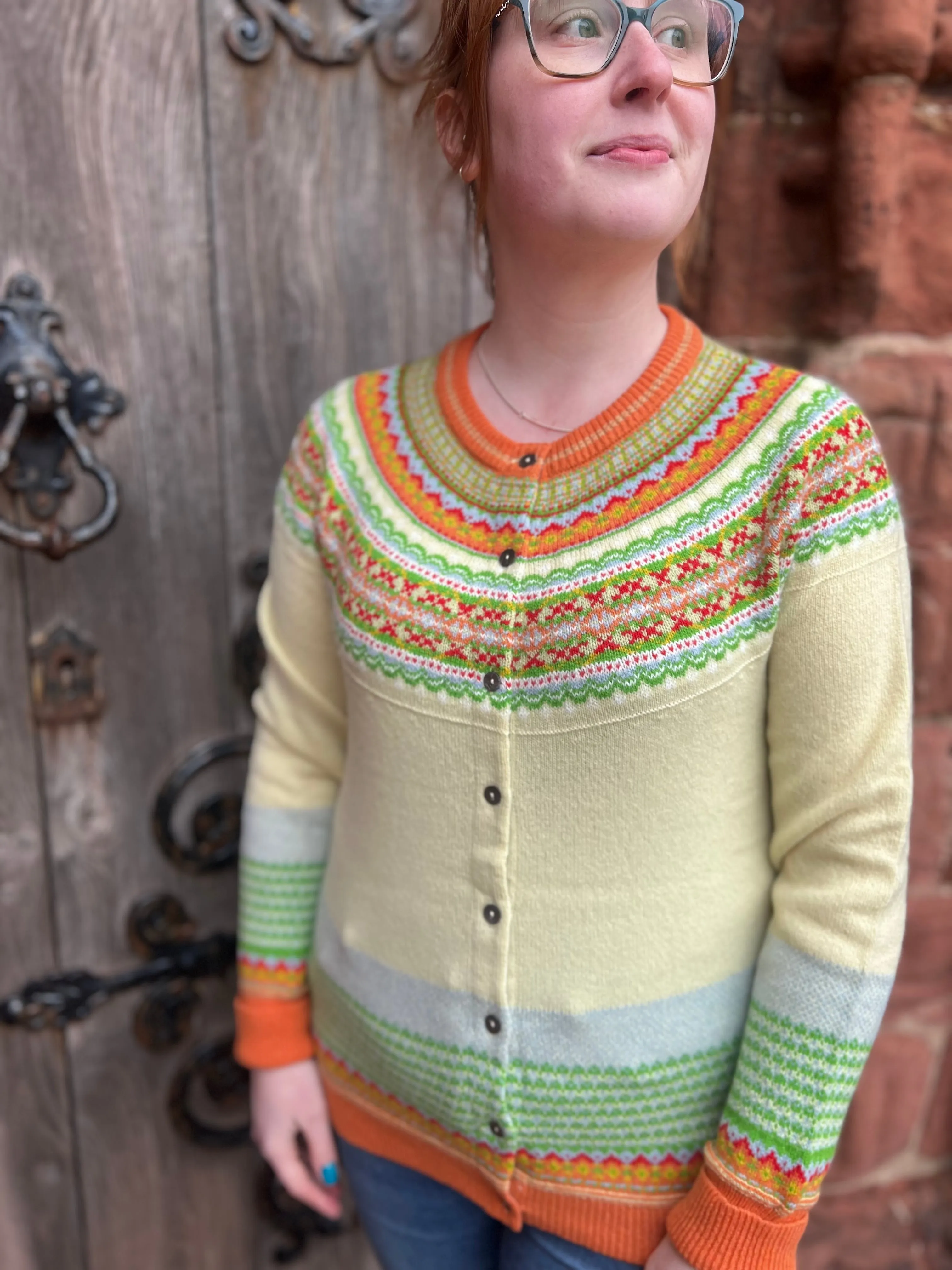 NEW Eribe Alpine Long Cardigan - Limoncello