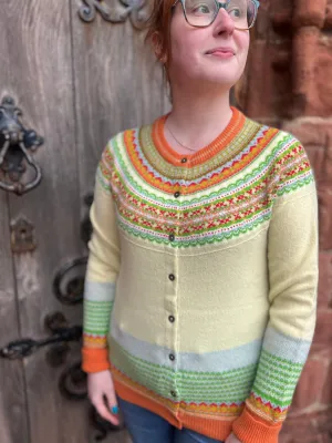 NEW Eribe Alpine Long Cardigan - Limoncello