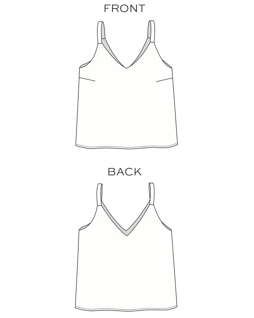 Ogden Cami Sewing Pattern - True Bias