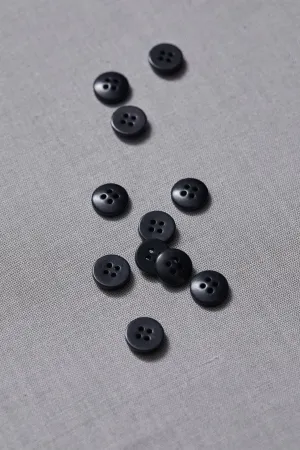 PLAIN 4 HOLE COROZO BUTTON |  Dark Navy 11mm