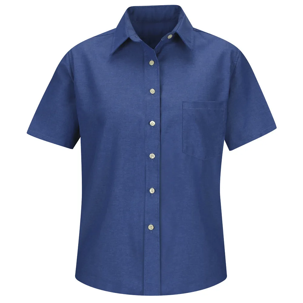 Red Kap Women's Oxford Dress Shirt SR65 - French Blue