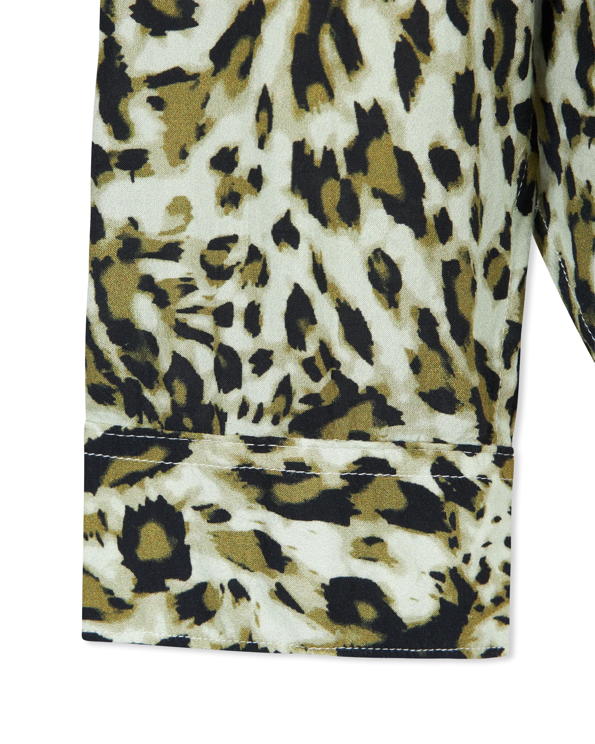 Rodney Leopard Printed Long Sleeve Shirt