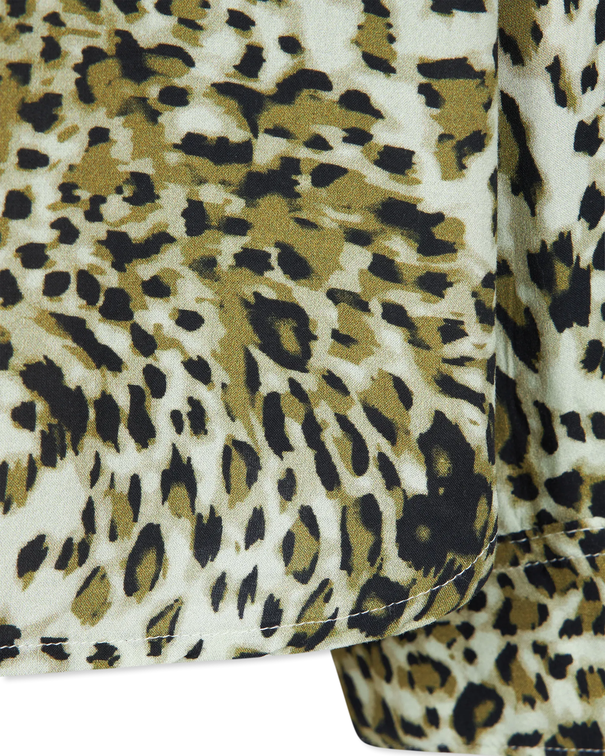 Rodney Leopard Printed Long Sleeve Shirt