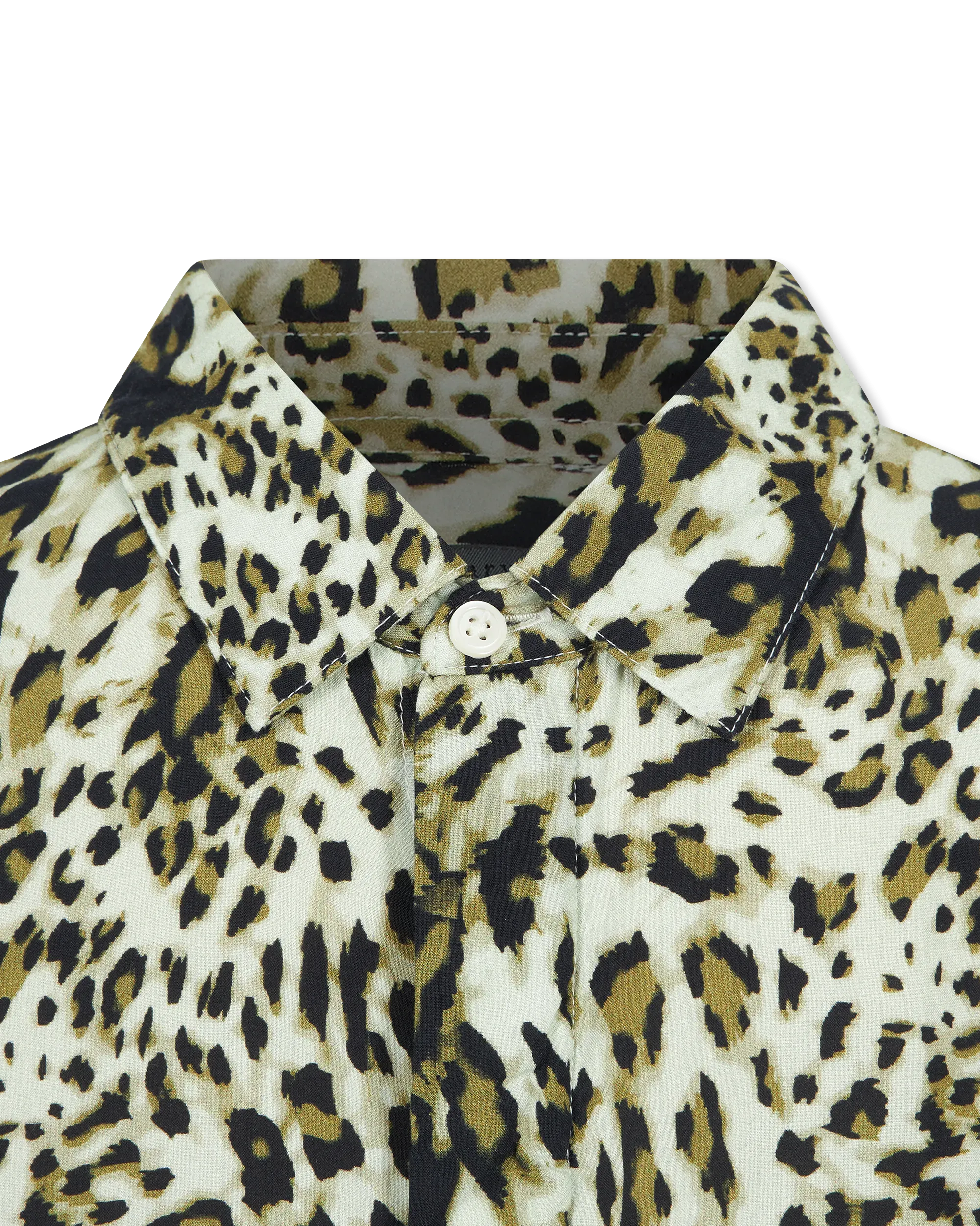 Rodney Leopard Printed Long Sleeve Shirt