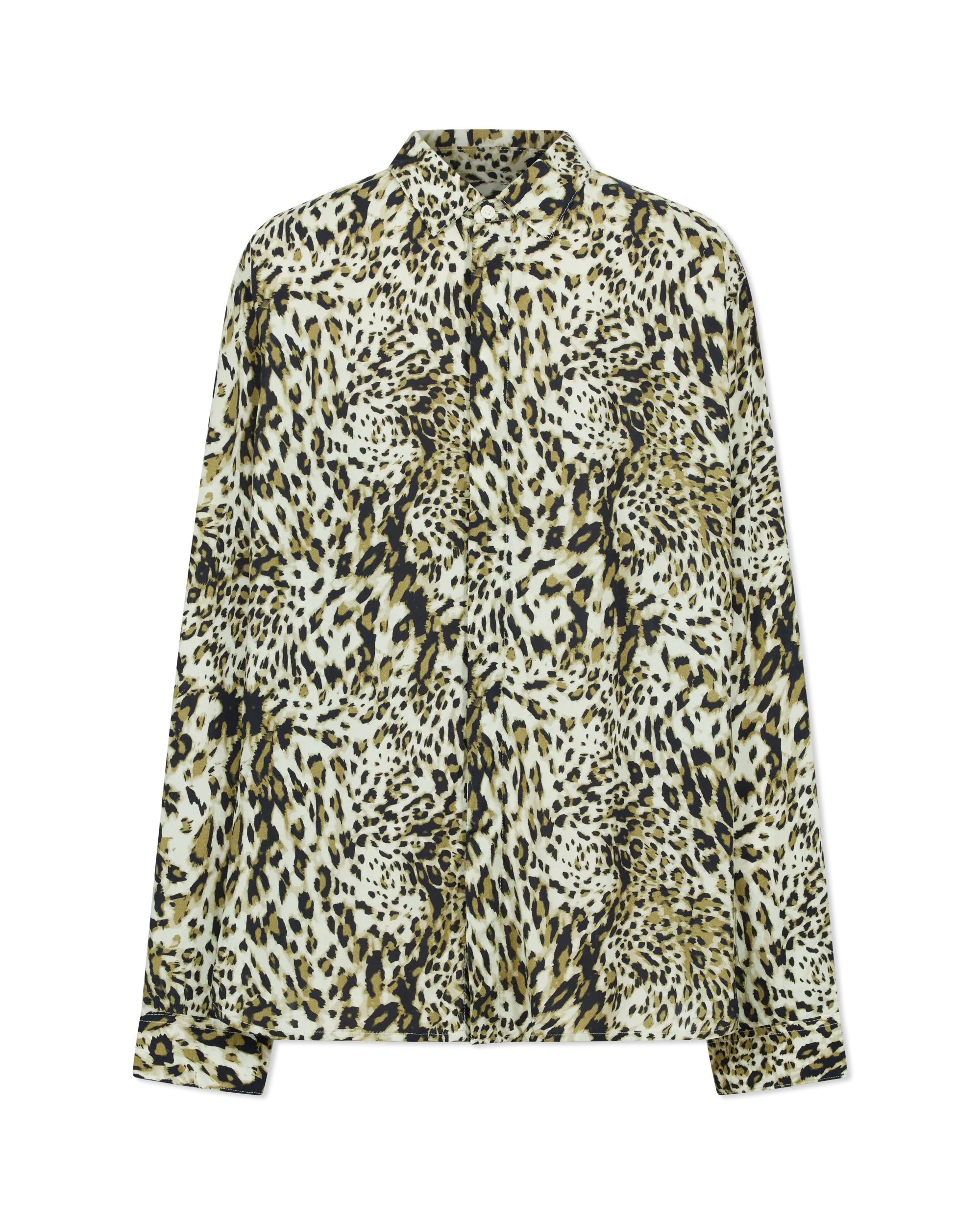 Rodney Leopard Printed Long Sleeve Shirt