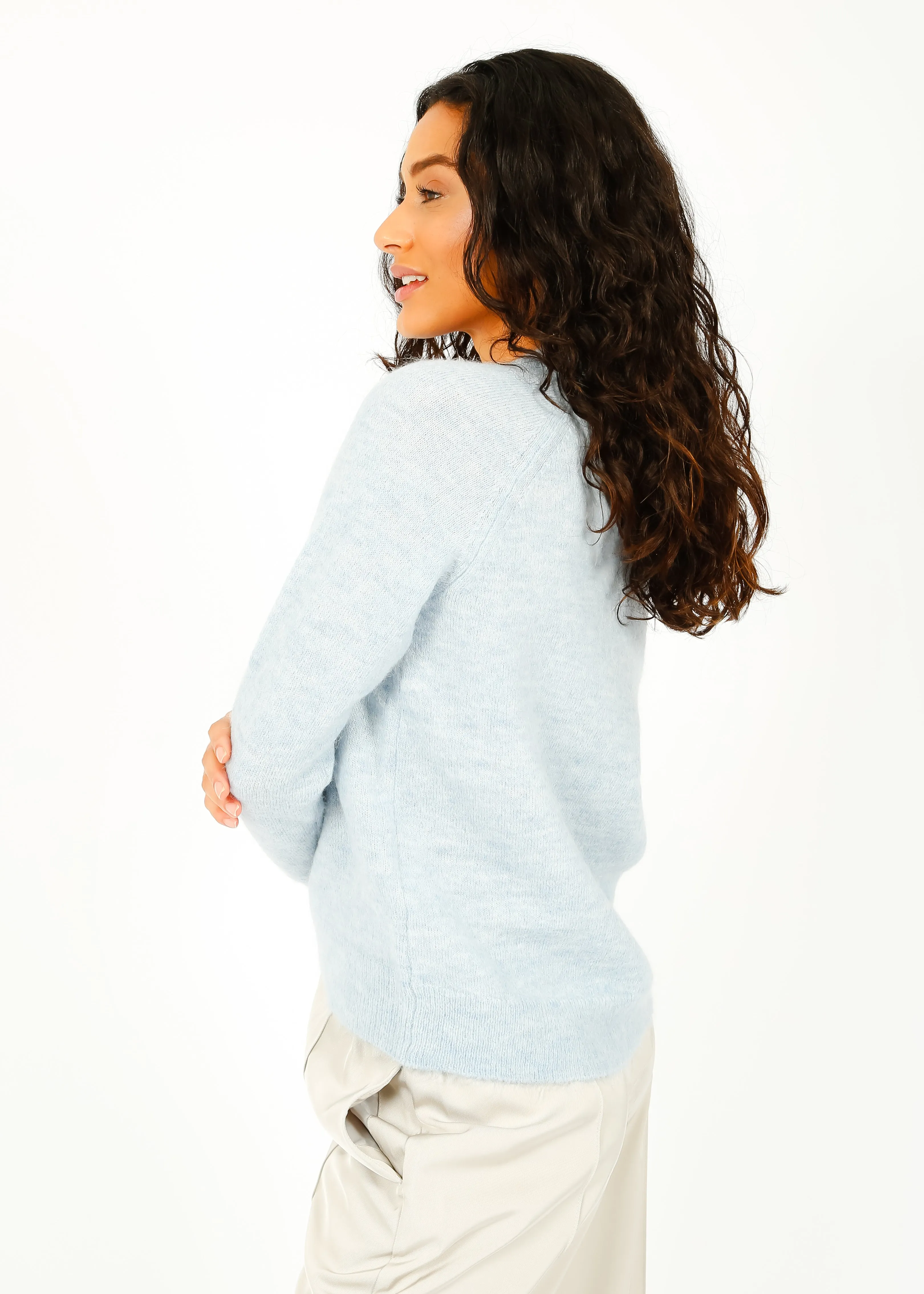 SLF Lulu LS Knit in Cashmere Blue