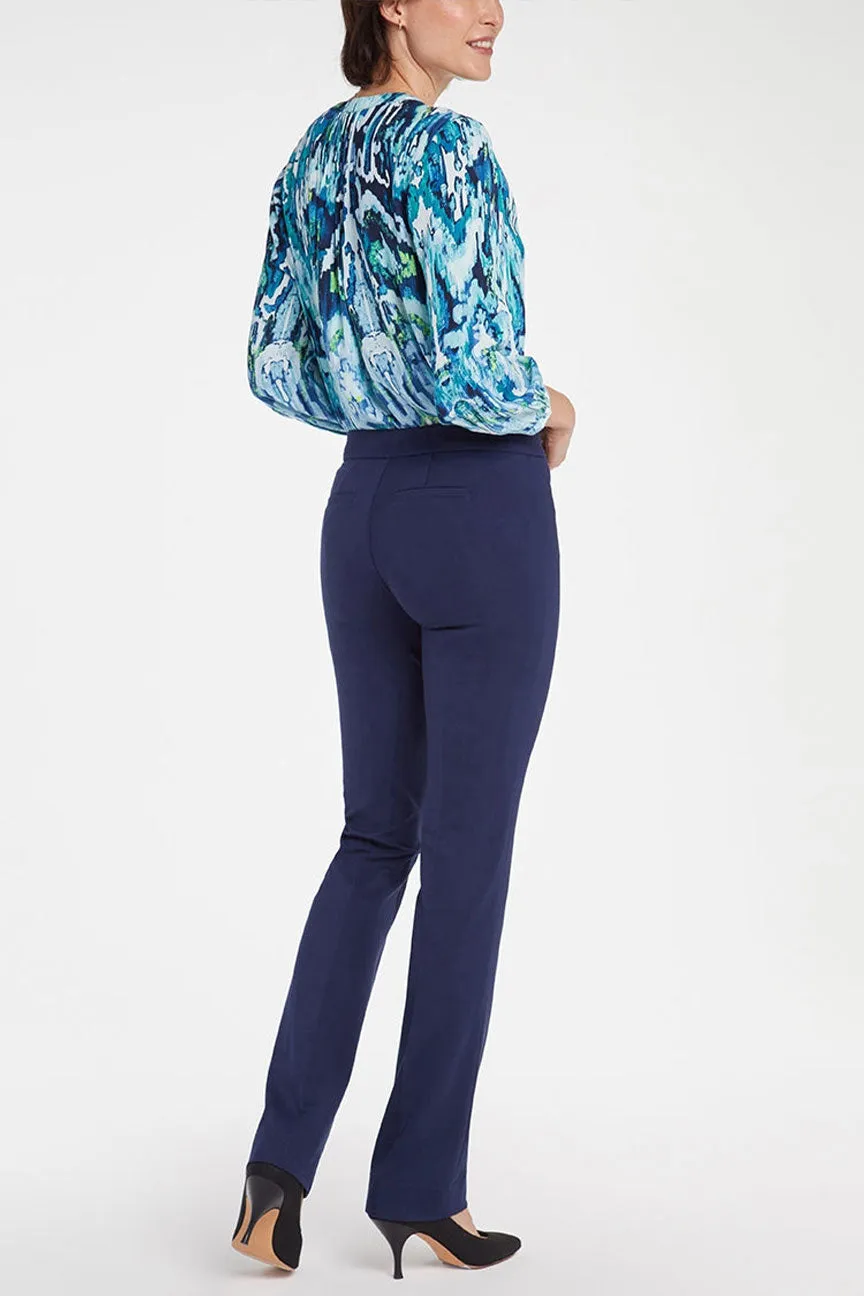 Slim Trouser Navy Jersey | Evening Tide