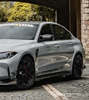 SOOQOO USA Side Skirts for BMW M3 G80 G81 & M4 G82 G83 Pre-preg Carbon Fiber