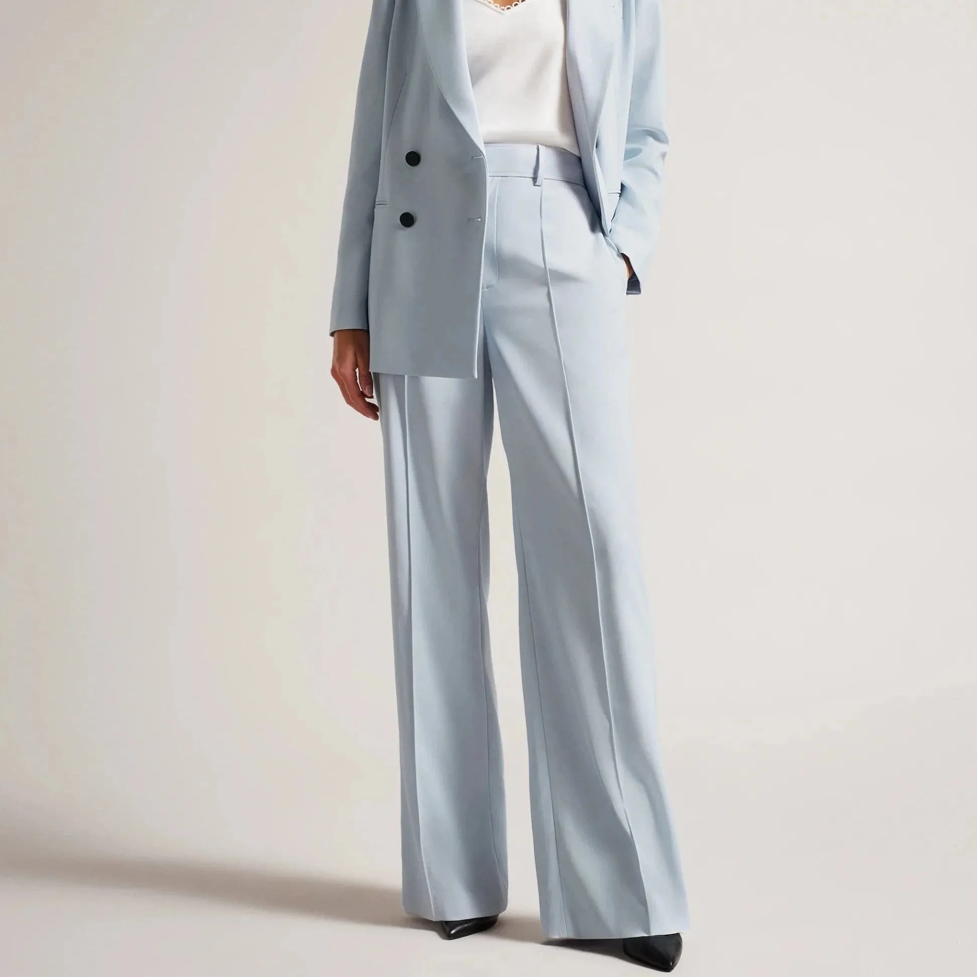 Ted Baker Hildiat High Waisted Wide Leg Trousers