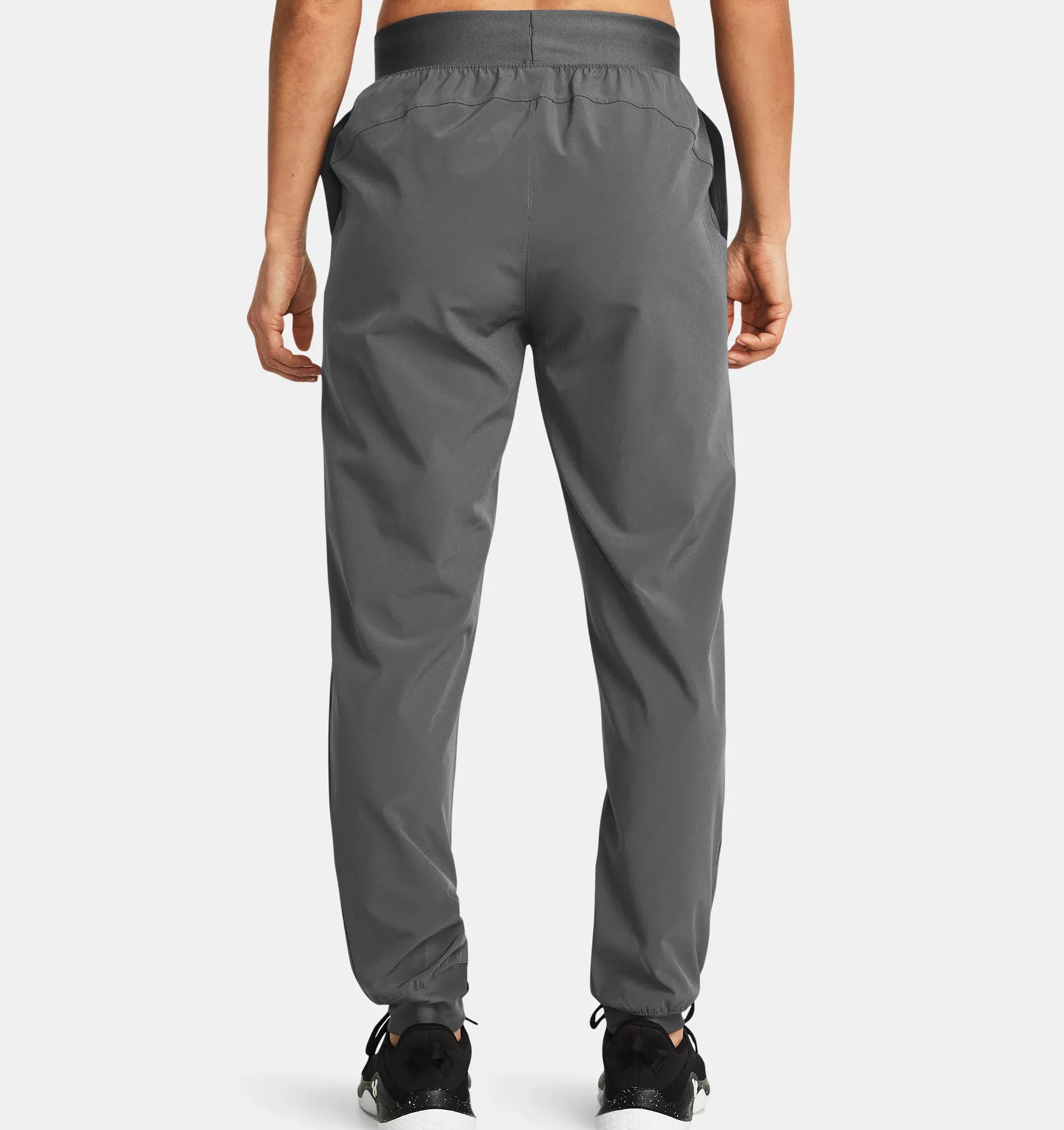 Under Armour Women's UA Rival High-Rise Ultra-Light Woven Pants - Castlerock