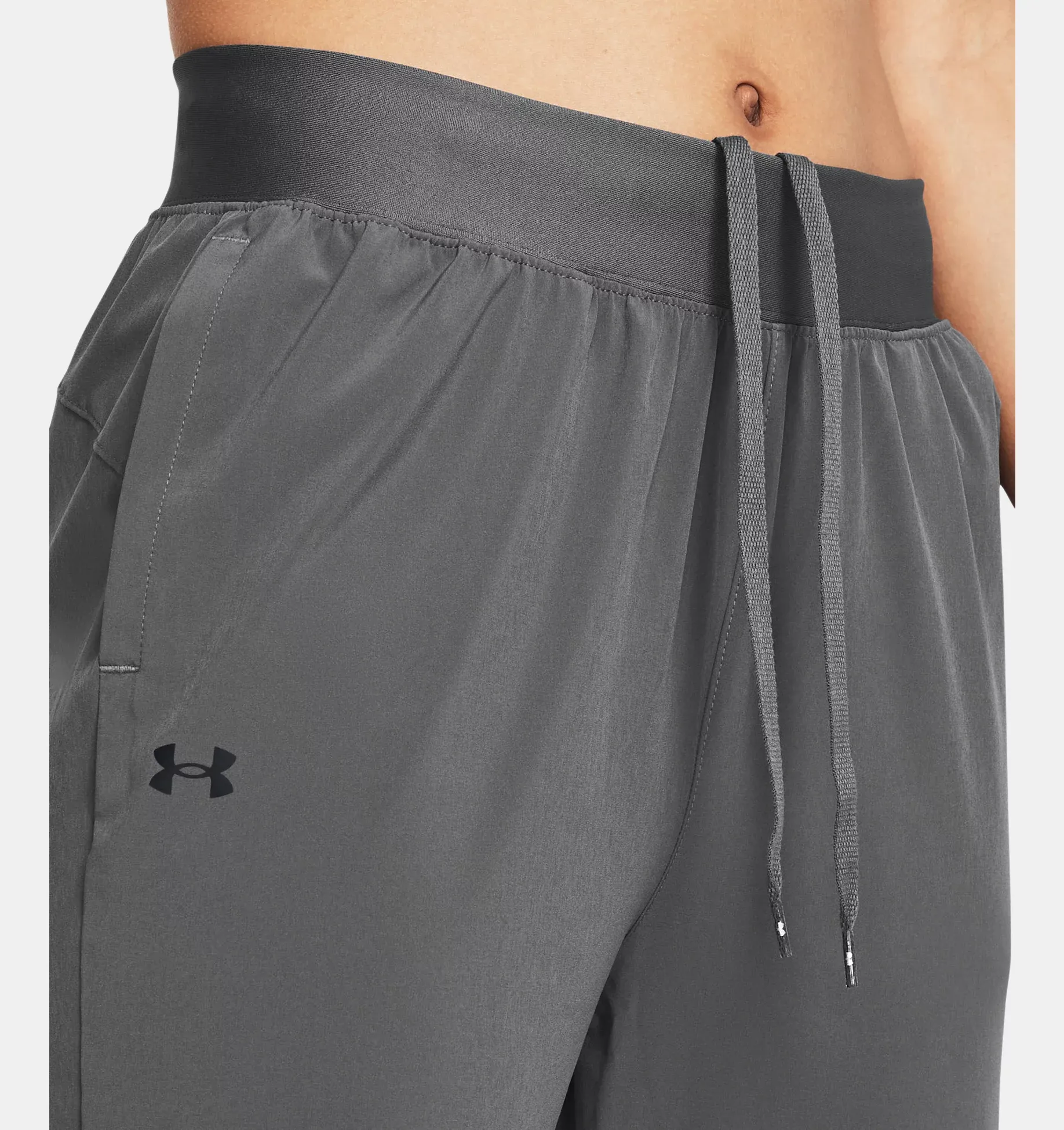 Under Armour Women's UA Rival High-Rise Ultra-Light Woven Pants - Castlerock
