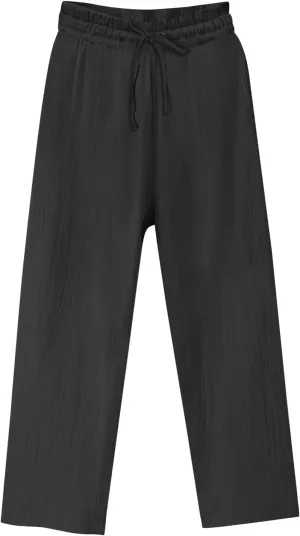 Women Cotton Linen Casual Pants, Summer Lightweight Loose Going Out Trendy Clothes Fashion Breathable Vacation Trousers