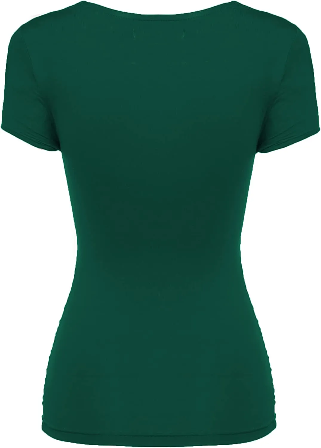 Women's Cross-Front V Neck Ruched Short Sleeve Blouses Shirts Tops S-XXL - Zeagoo (Us Only)